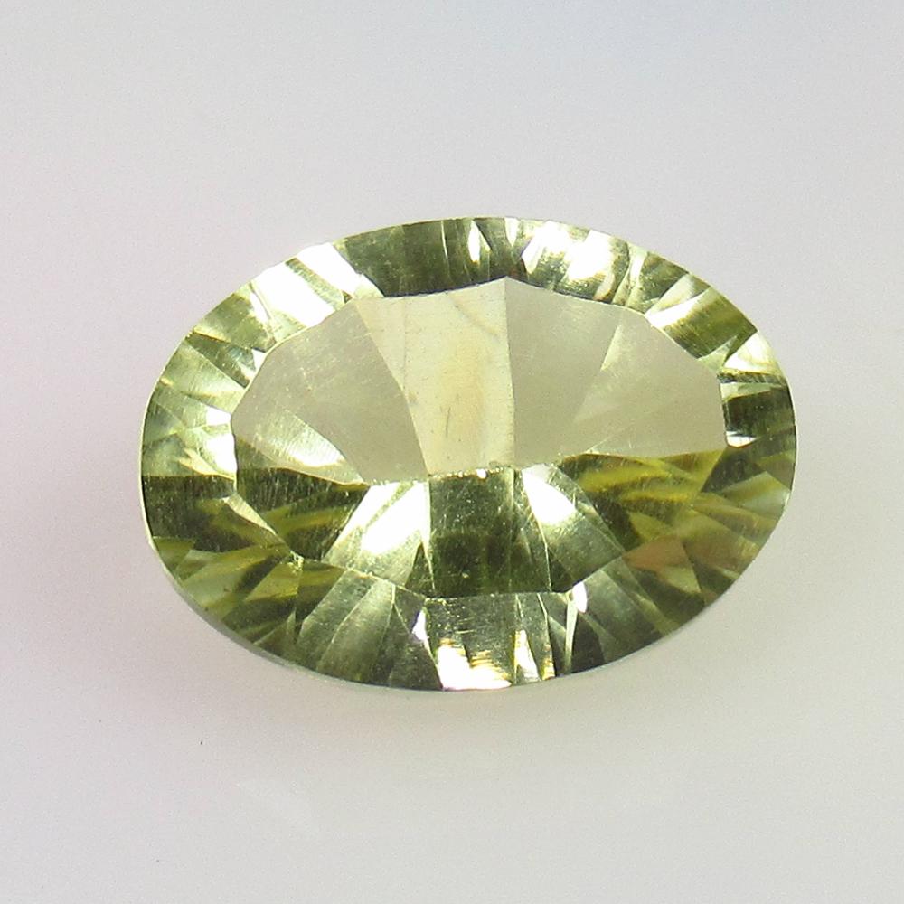 6.04 Ctw Natural Lemon Quartz Concave Cut: No Reserve! Title: 6.04 Ctw Natural Lemon Quartz Concave Cut Stone Clarity: VVS Gemstones: Natural Lemon Quartz Carat Weights: 6.04 Size/Dimensions: 14.00 x 10.20 x 7.30 mm Additional Information: Goo