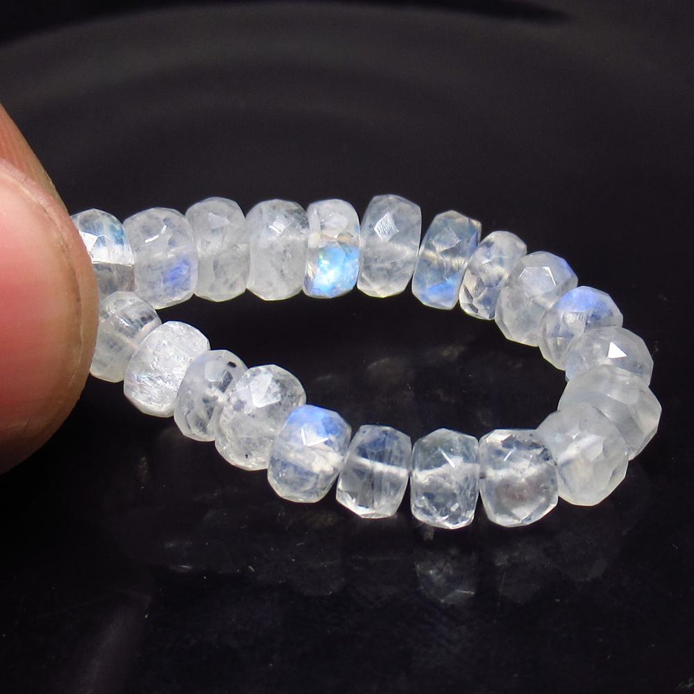 3.07 Ctw Natural 2 Blue Drilled Moonstone Round Beads: No Reserve! Title: 3.07 Ctw Natural 2 Blue Drilled Moonstone Round Beads Stone Clarity: Transparent Gemstones: Natural Blue Moonstone Beads Carat Weights: 3.07 Size/Dimensions: 5.80 to 4.70 mm / 2 PC'