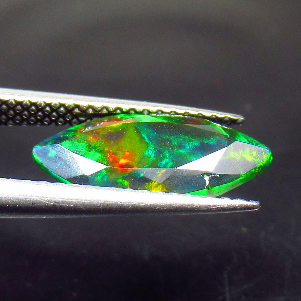1.75 Ct Natural Ethiopian Black Fire Opal Marquise Cut (1 of 3)