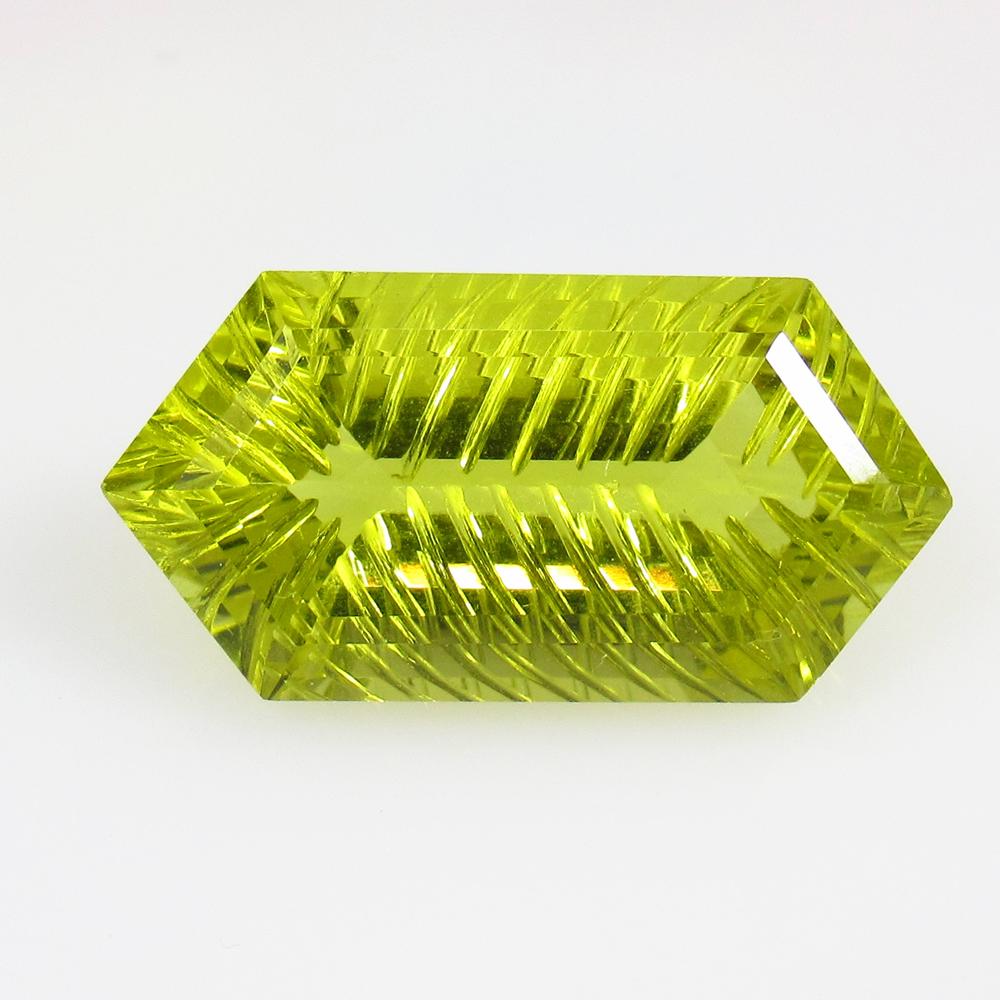 16.38 Ct Natural Lemon Quartz Fancy Laser Cut: No Reserve! Title: 16.38 Ct Natural Lemon Quartz Fancy Laser Cut Stone Clarity: VVS Gemstones: Natural Lemon Quartz Carat Weights: 16.38 Size/Dimensions: 24.00 x 12.00 x 9.20 mm Additional Information