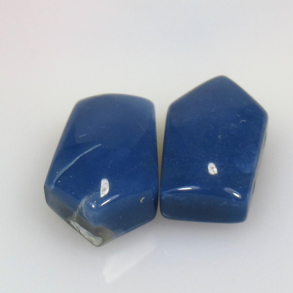 12.00 Ct Natural Blue Opal Fancy Pair (1 of 2)