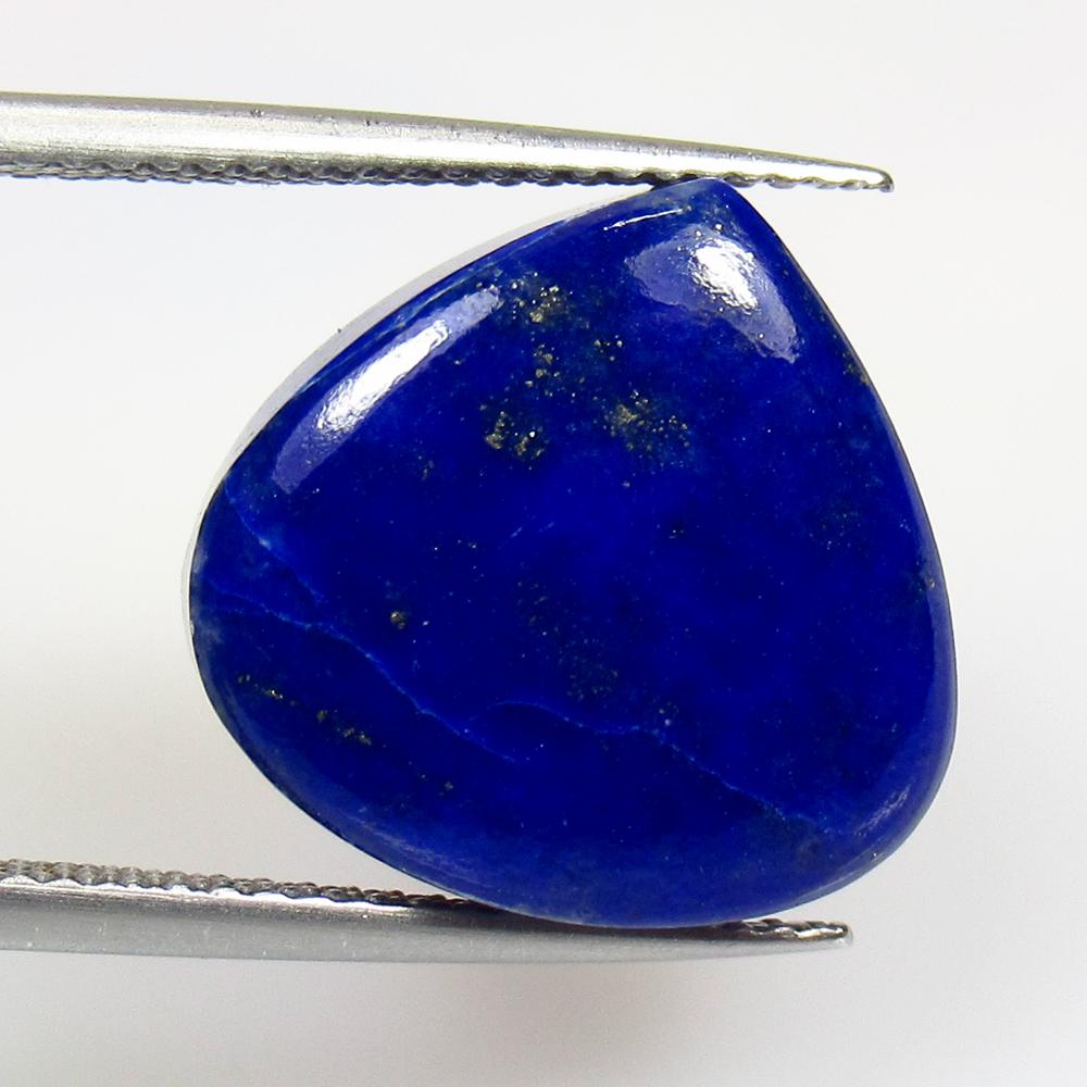 10.88 Ct Natural Lapis Lazuli Pear Cab: No Reserve! Title: 10.88 Ct Natural Lapis Lazuli Pear Cab Stone Clarity: Opaque Gemstones: Natural Lapis Lazuli Carat Weights: 10.88 Size/Dimensions: 14.70 x 15.40 x 5.20 mm Additional Information: Ni