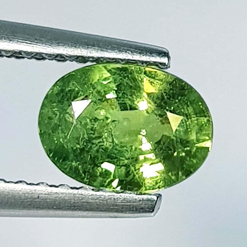 1.01 ct Natural Horsetail Demantoid Garnet (1 of 5)