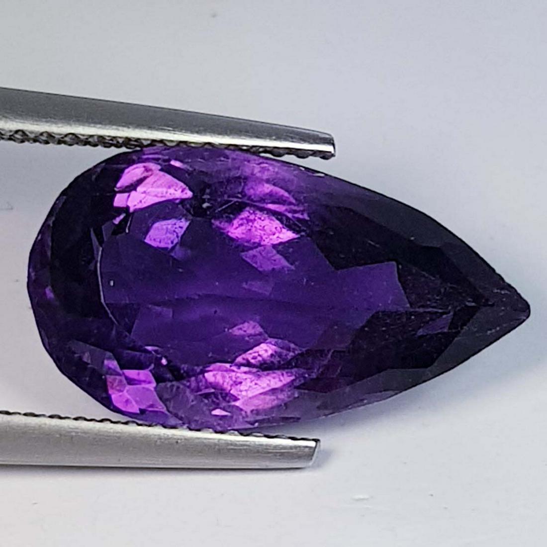 Natural Amethyst Pear Cut 7.50 Ct (1 of 5)