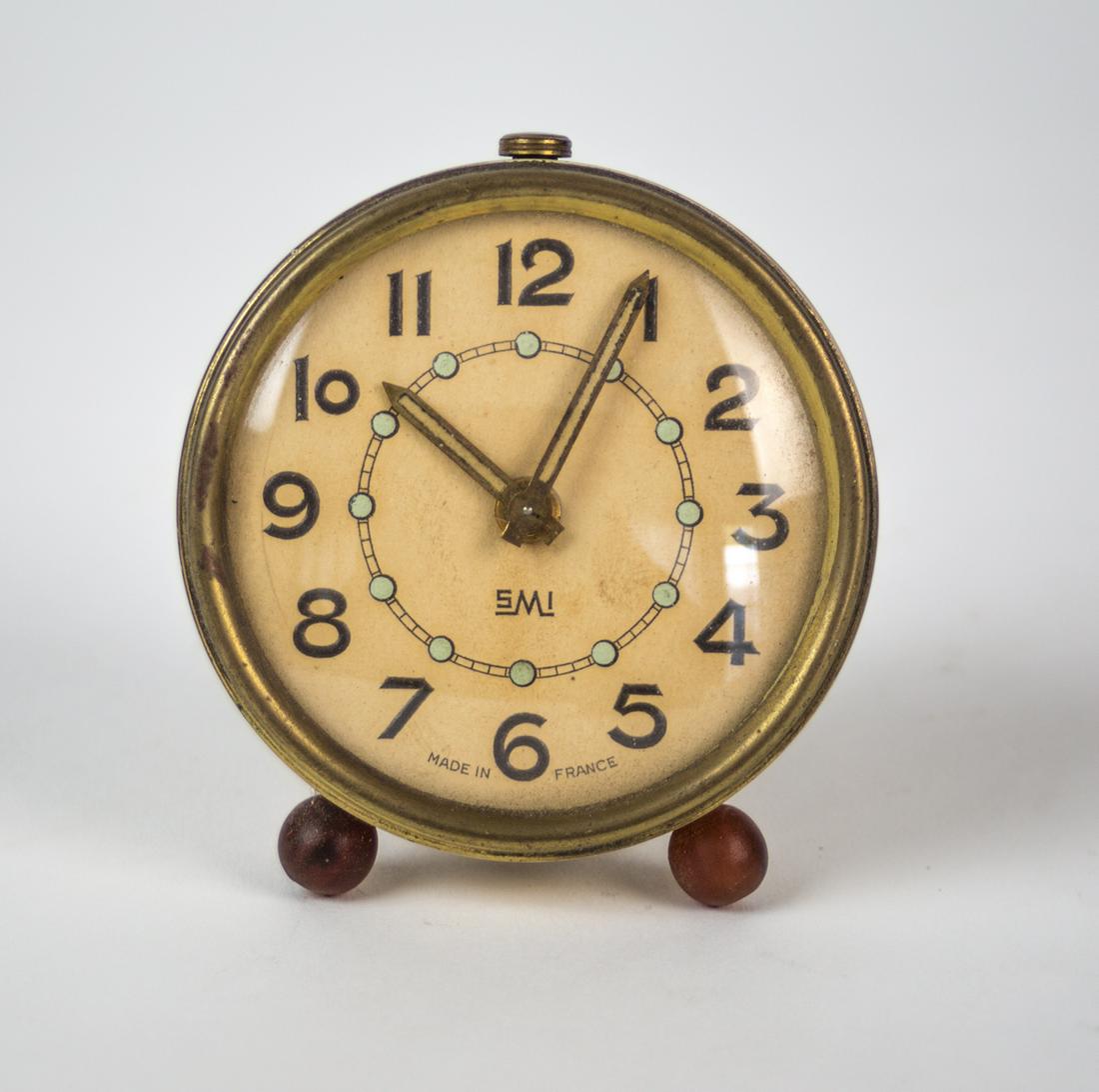 Small Art Deco alarm Clock SMI France (1 of 2)