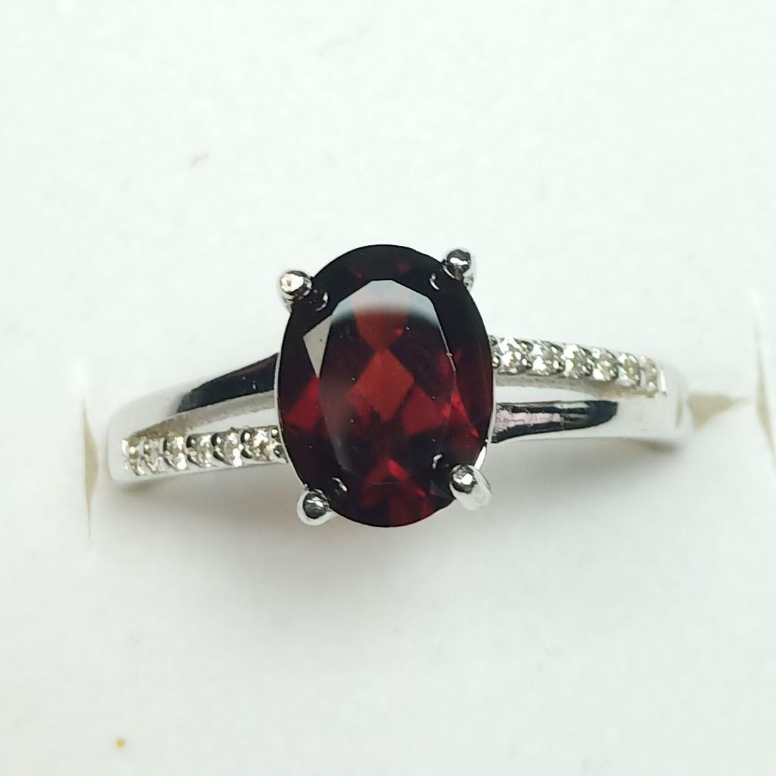 NATURAL GARNET GEMSTONES 925 STERLING SILVER HANDMADE (1 of 5)