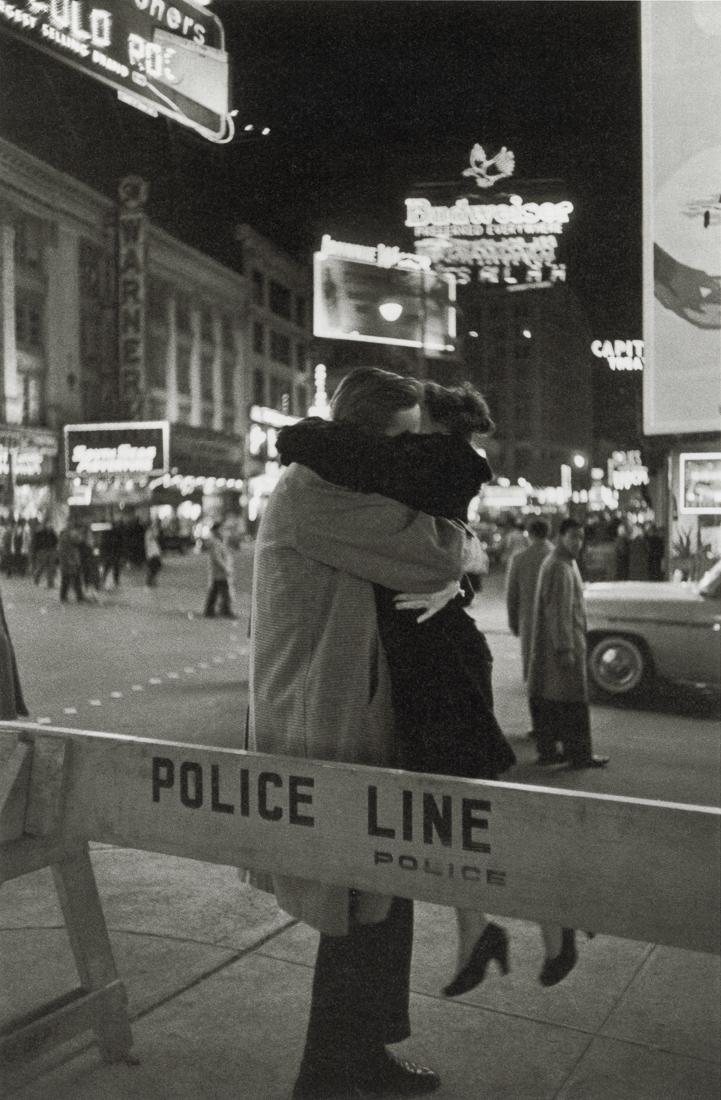 HENRI CARTIER-BRESSON - New Year's Eve, Times Square: Artist: Henri Cartier-Bresson Title: New Year's Eve In Times Square, 1952 Medium: Photo Litho, 2012, Italy Dimensions: 8.15x12.4" Description: Heat Wax Mounted on 12x16" Conservation Board Artist Bio: