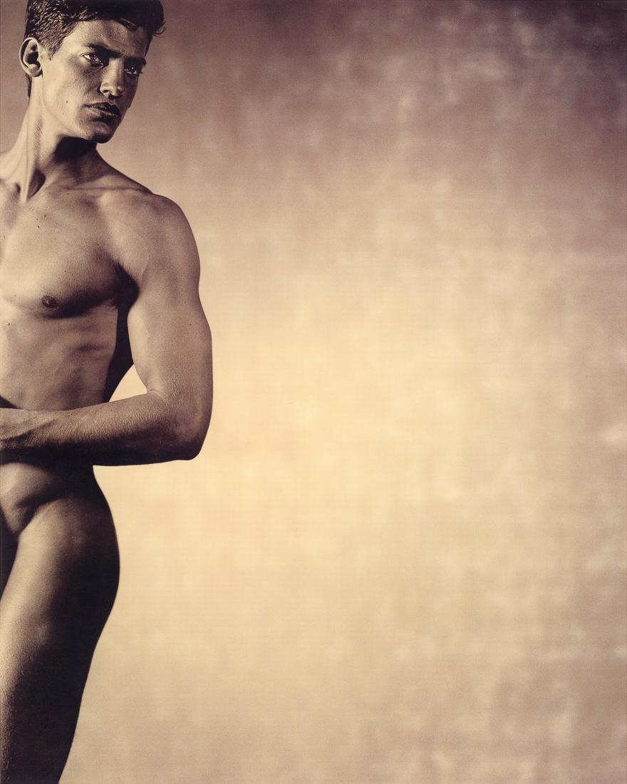 KARL LAGERFELD - Jason Shaw: Artist: Karl Lagerfeld Title: Jason Shaw Medium: 1997 Large Satin Finish Umber Photolithograph Dimensions: 10.5x13.25" Description: Unmounted Artist Bio: Karl Otto Lagerfeld was a German creative dire