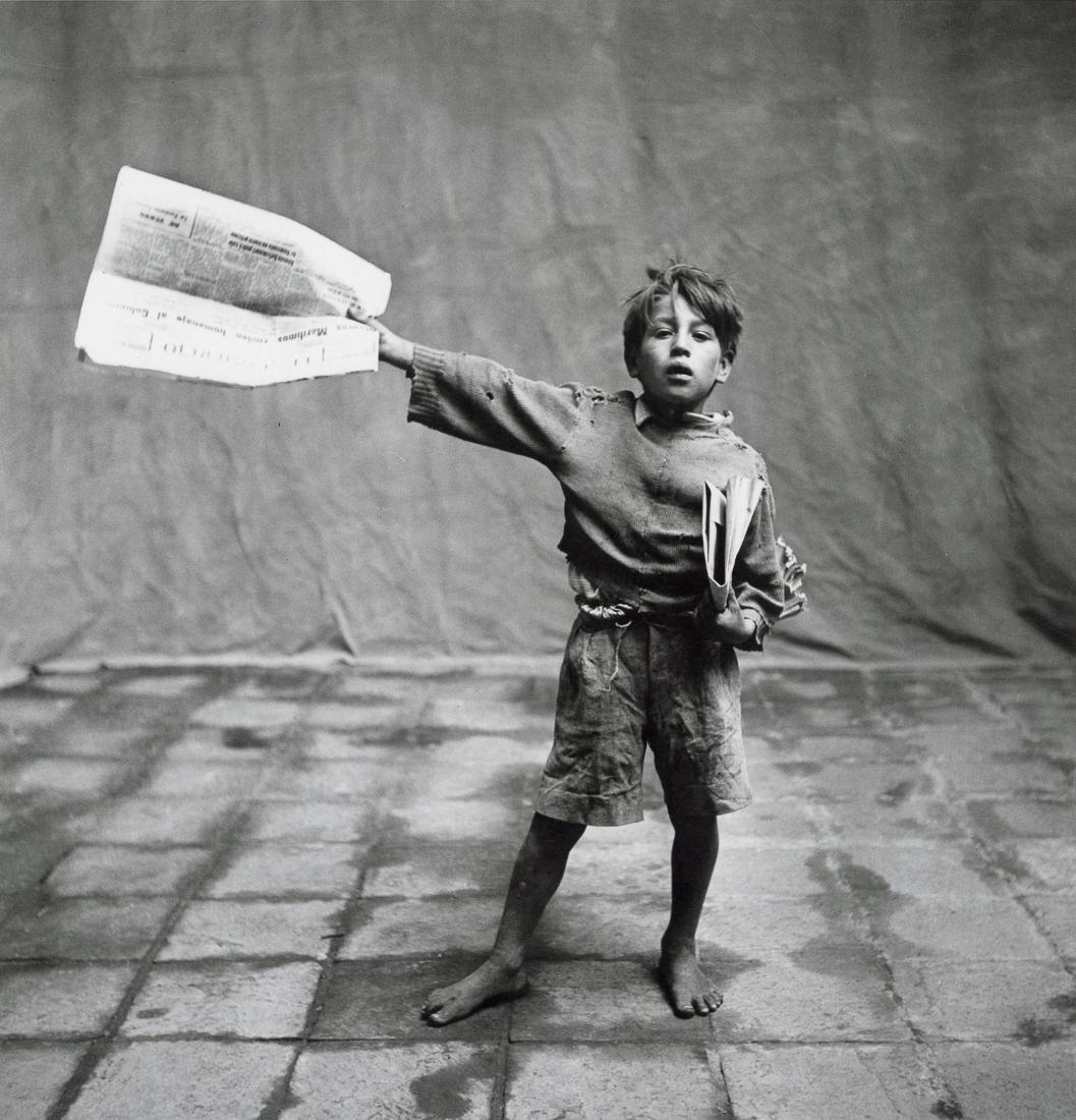 IRVING PENN - Newspaper Boy, Cuzco, 1948 (1 of 1)