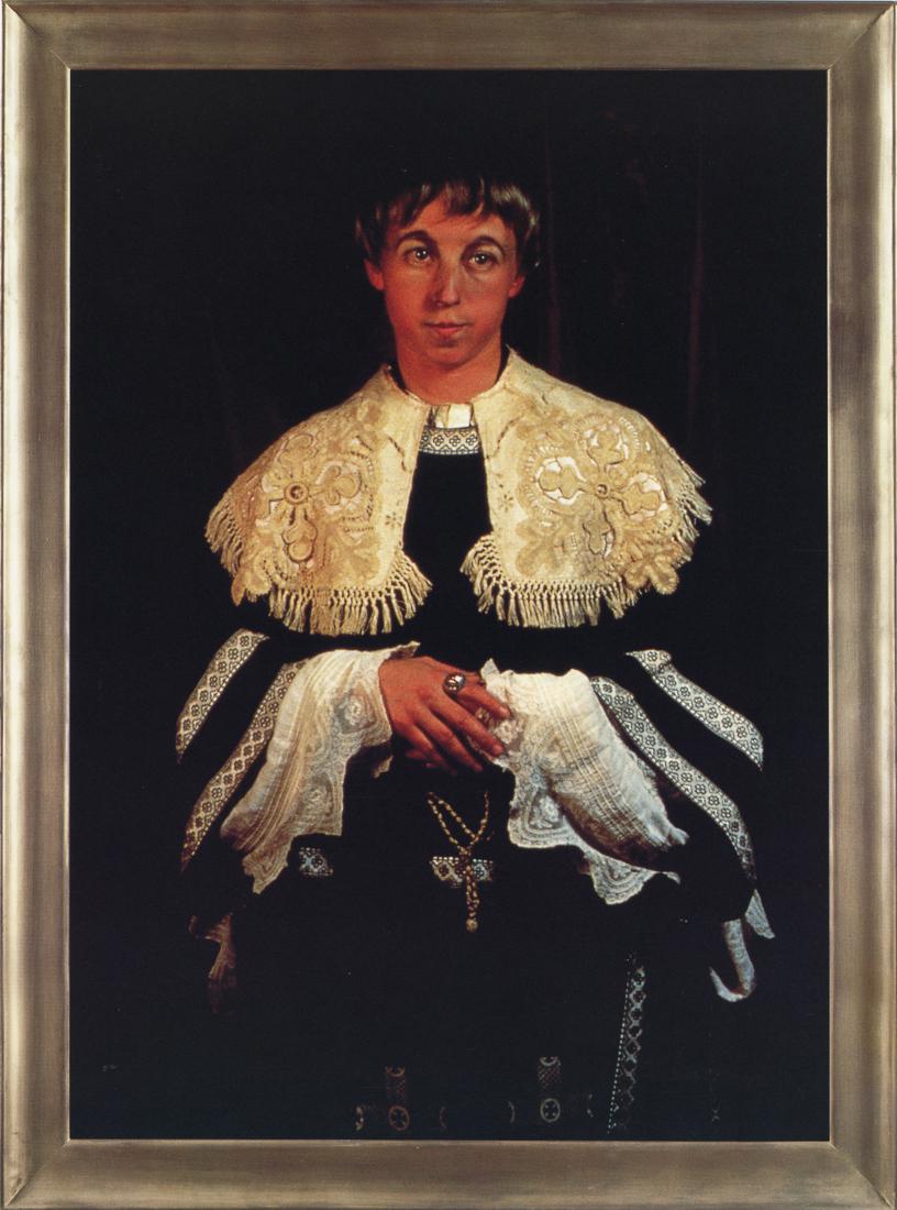 CINDY SHERMAN - Untitled #215, 1989: Artist: Cindy Sherman Title: Untitled #215, 1989 Medium: Photo Litho, 1991, Germany Dimensions: 8.3x11.2" Description: Heat Wax Mounted on 11x14" Conservation Board Artist Bio: Cindy Sherman is an Ame