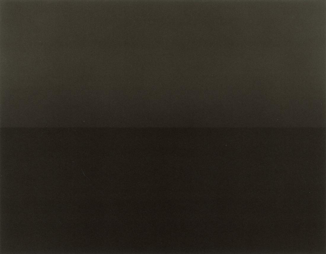 HIROSHI SUGIMOTO - Red Sea, Safaga, 1992 (Neg. 379): Artist: Hiroshi Sugimoto Title: Red Sea, Safaga, 1992 (Neg. 379) Medium: Photo Litho, 2019, Italy Dimensions: 8.45x6.6" Description: Heat Wax Mounted on 8.5x11" Conservation Board Artist Bio: Hiroshi 