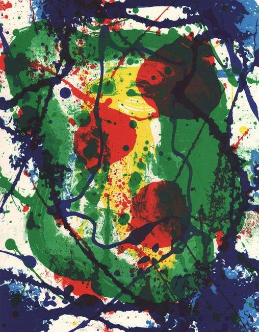 Sam Francis Original Lithograph 1988, N10-1 (1 of 5)