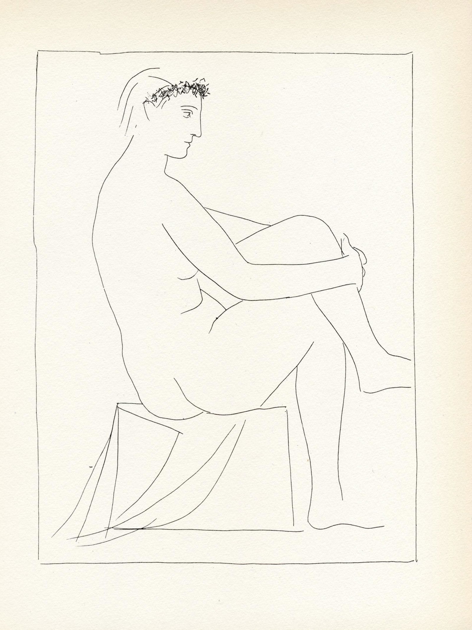 Pablo Picasso Vollard Suite "Nu assis" (1 of 1)