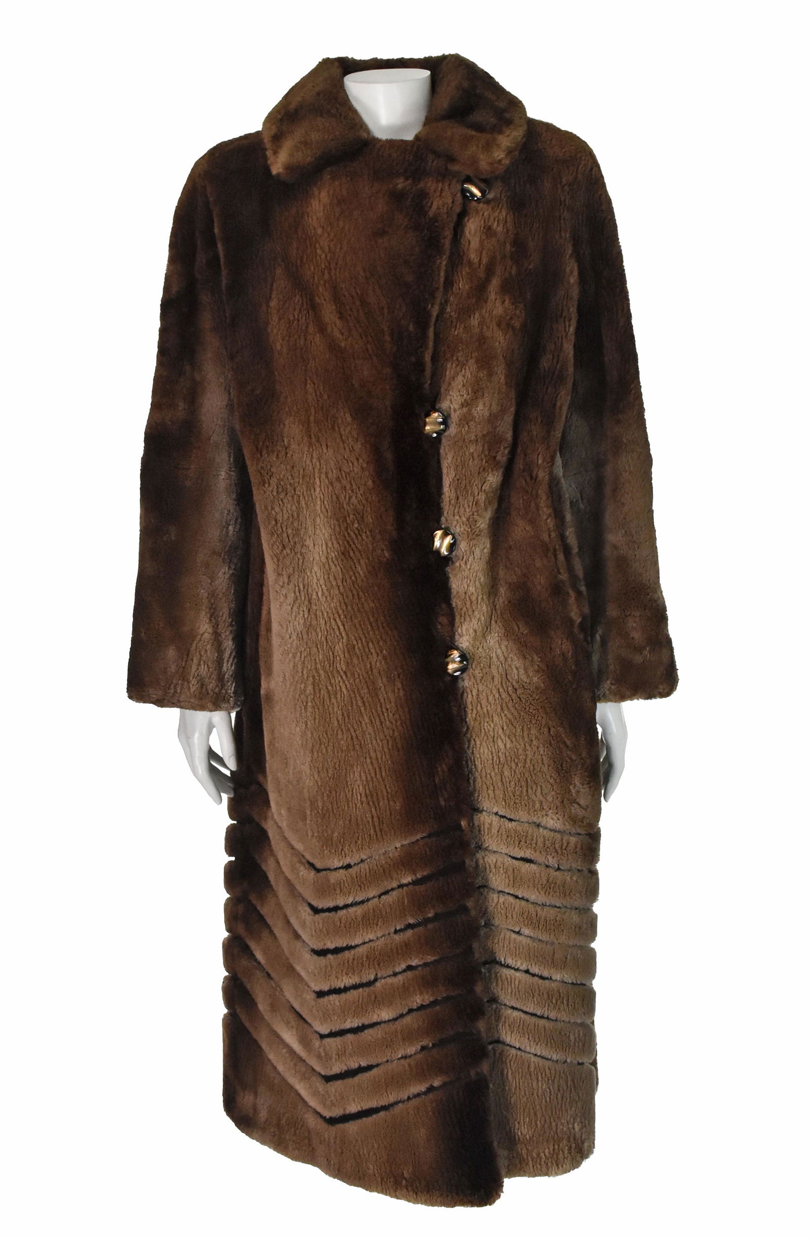 RENE GATIEN Phantom Sheared Beaver Coat (1 of 8)