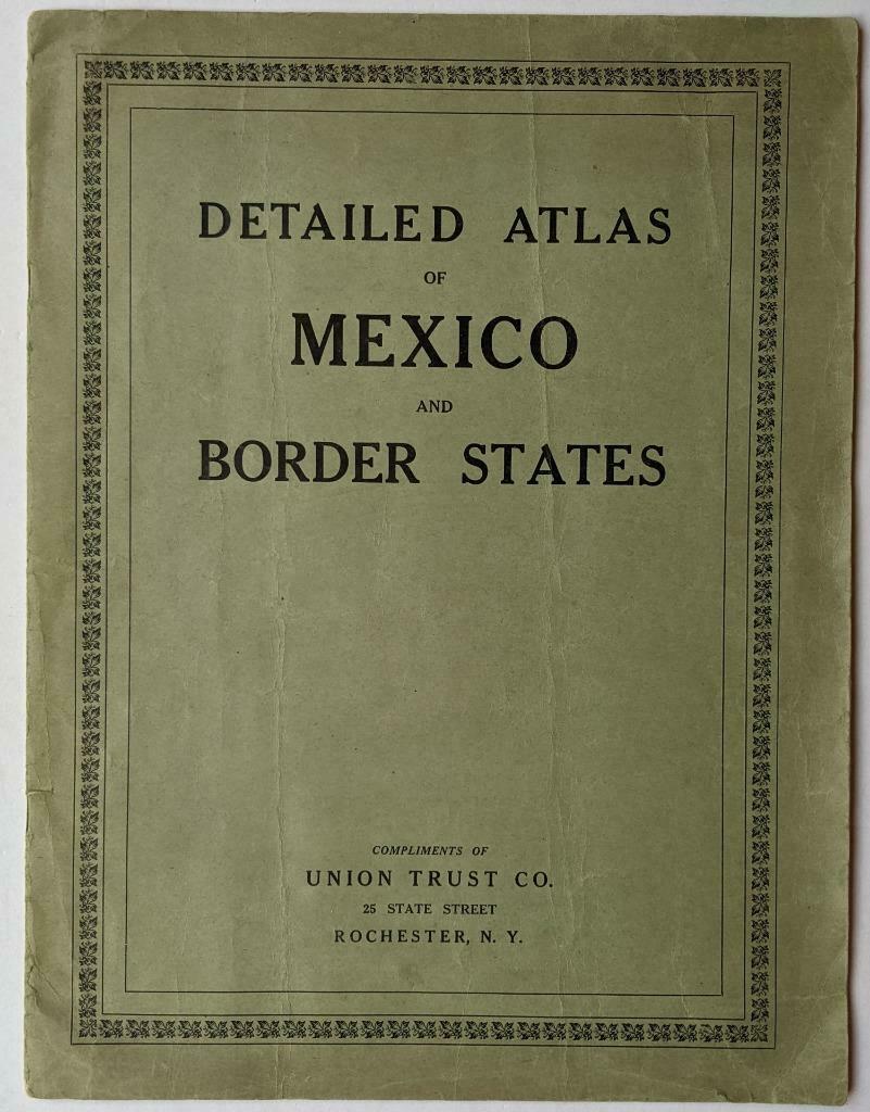 MEXICO REVOLUTION 1916 RAND McNALLY ATLAS, CA, TX,: MEXICO REVOLUTION 1916 RAND McNALLY ATLAS, CA, TX, SOUTH AMERICA PANAMA CANAL MEXICO REVOLUTION 1916 RAND McNALLY ATLAS, CA, TX, SOUTH AMERICA PANAMA CANAL Description Antique 1916 Rand McNally DETAIL