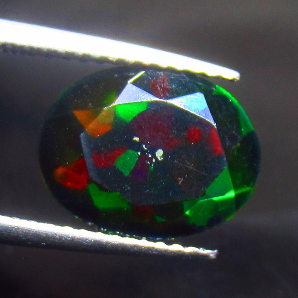 2.47 Ct Natural Black Fire Opal (1 of 2)