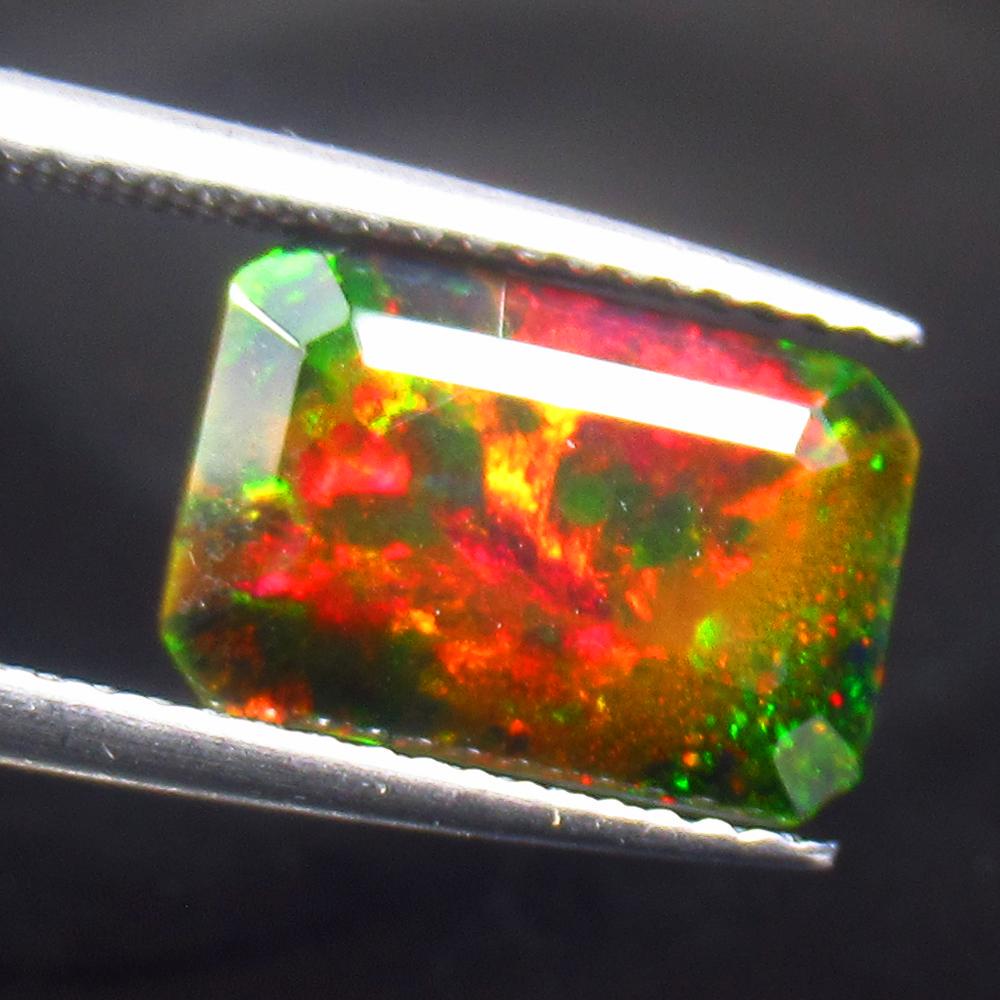 2.32 Ct Natural Black Fire Opal (1 of 2)