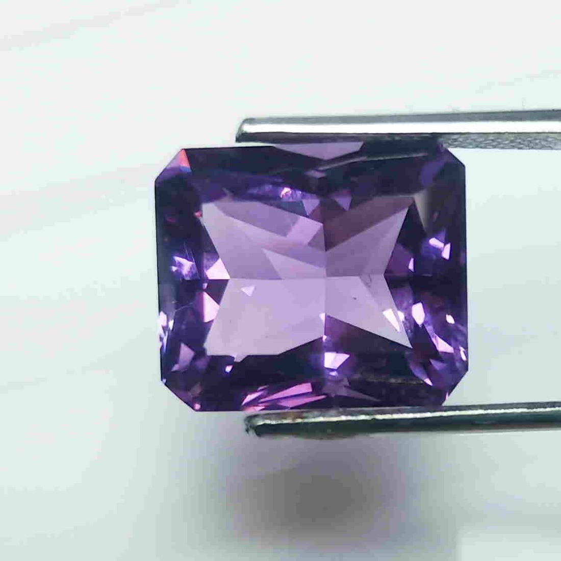 9.06 CTS NATURAL AMETHYST VVS QUALITY OCTAGON CUT GOOD (1 of 5)