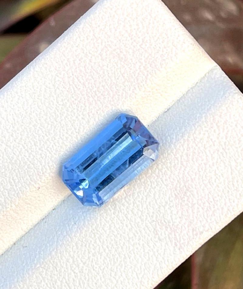 Aquamarine Gemstone 3.50 cts ,13*7*6mm: Item Information Dimensions (mm) 13 x 7 x 6mm Weight (carats) 3.5 carats Colors Aquamarine Gemstone. A beautiful member of the beryl family, aquamarine is a slightly greenish-blue variety. Aquamarine
