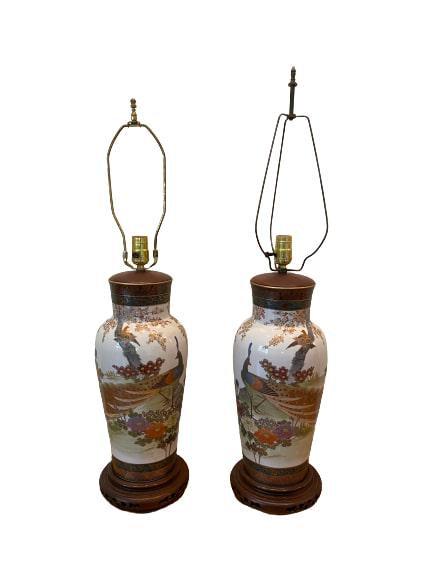 Handpainted Ceramic Lamps (1 of 9)