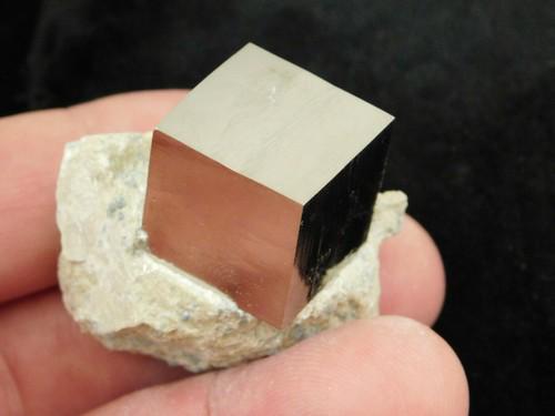 A 100% Natural Pyrite Crystal CUBE on Matrix! Spain (1 of 11)
