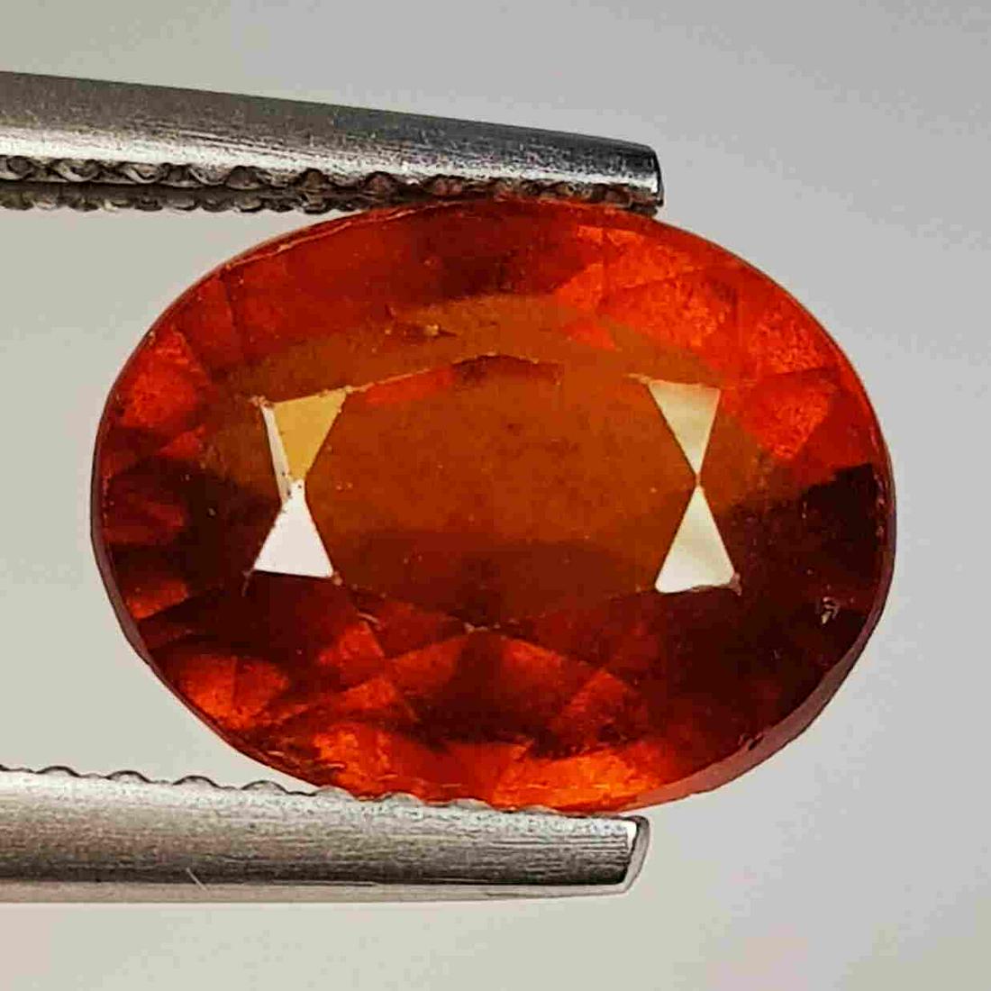 4.25 ct Natural Hessonite Garnet Oval Cut (1 of 5)