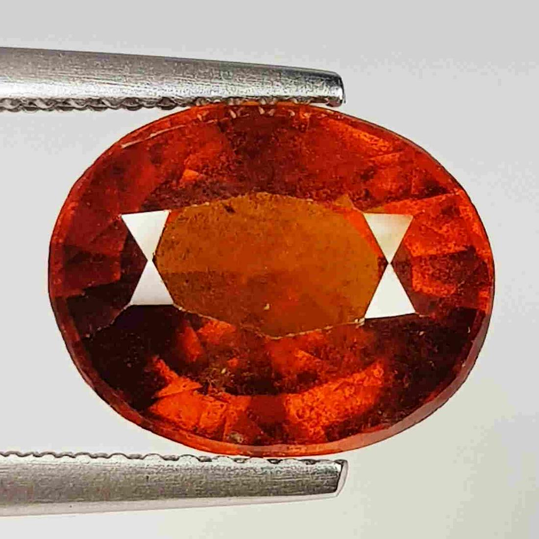 4.63 ct Natural Hessonite Garnet Oval Cut (1 of 5)