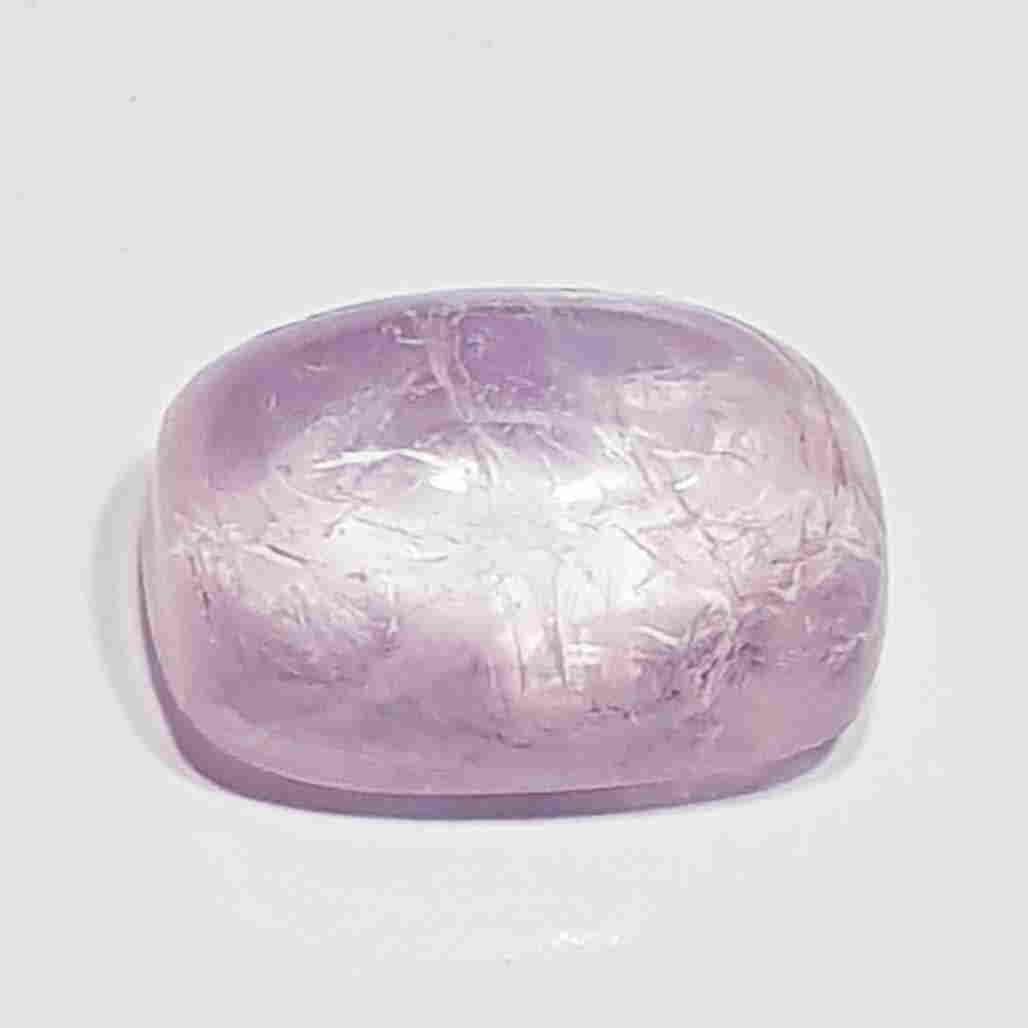 5.52 ct Natural Pink Morganite Cushion Cut: No Reserve! Title: 5.52 ct Natural Pink Morganite Cushion Cut Color/Clarity: Semi Transparent Loosegemstone Carat Weights: 5.52 Size/Dimensions: 12.40 x 8.60 x 6.10 Additional Information: Cushion - B