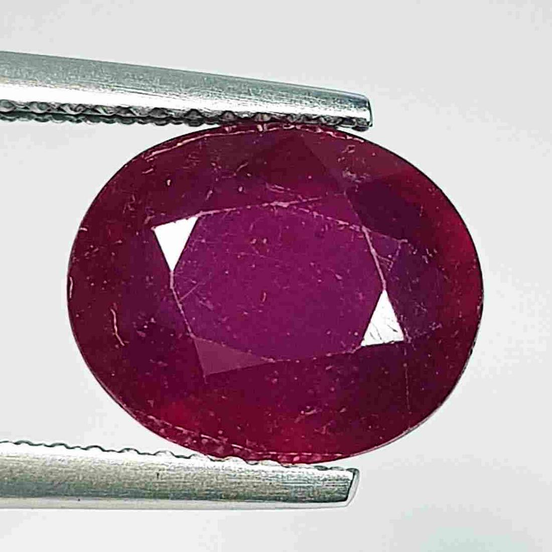 4.94 Ct  Natural Ruby Oval Cut (1 of 5)