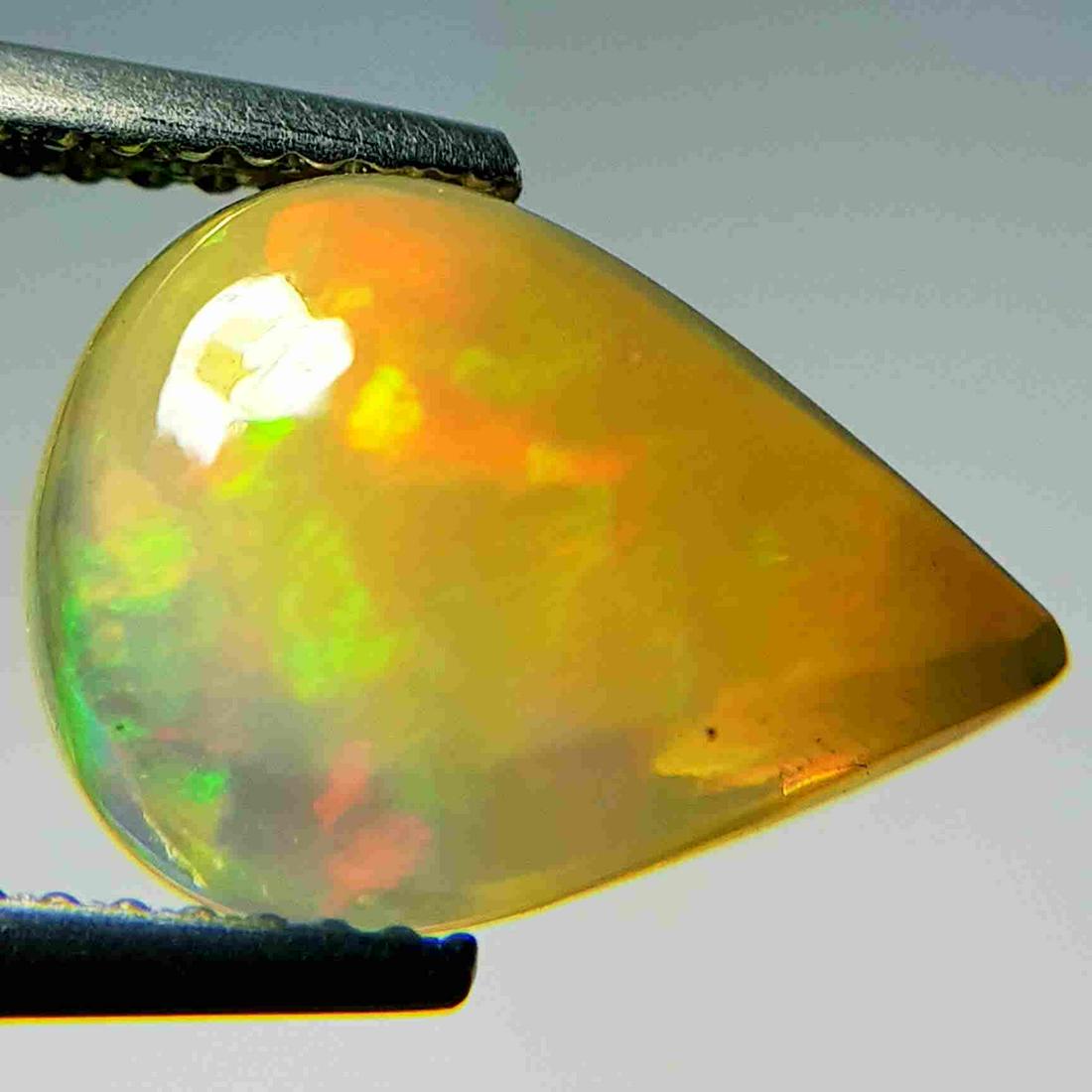 Natural Fire Opal Pear Cabochon 2.98 ct (1 of 6)