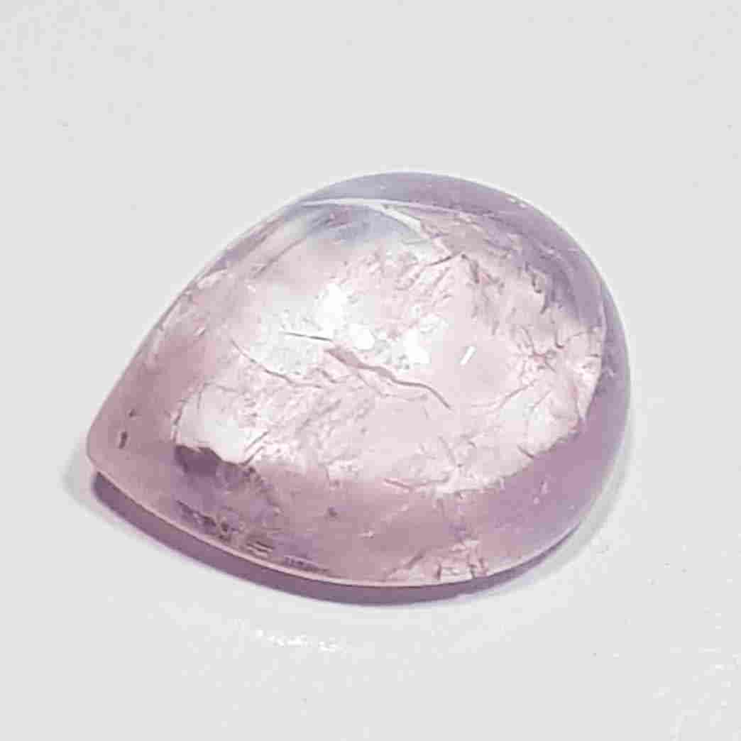4.75 ct Natural Pink Morganite Pear Cut: No Reserve! Title: 4.75 ct Natural Pink Morganite Pear Cut Color/Clarity: Semi Transparent Loosegemstone Carat Weights: 4.75 Size/Dimensions: 12.30 x 9.80 x 6.00 Additional Information: Pear- Brazil S