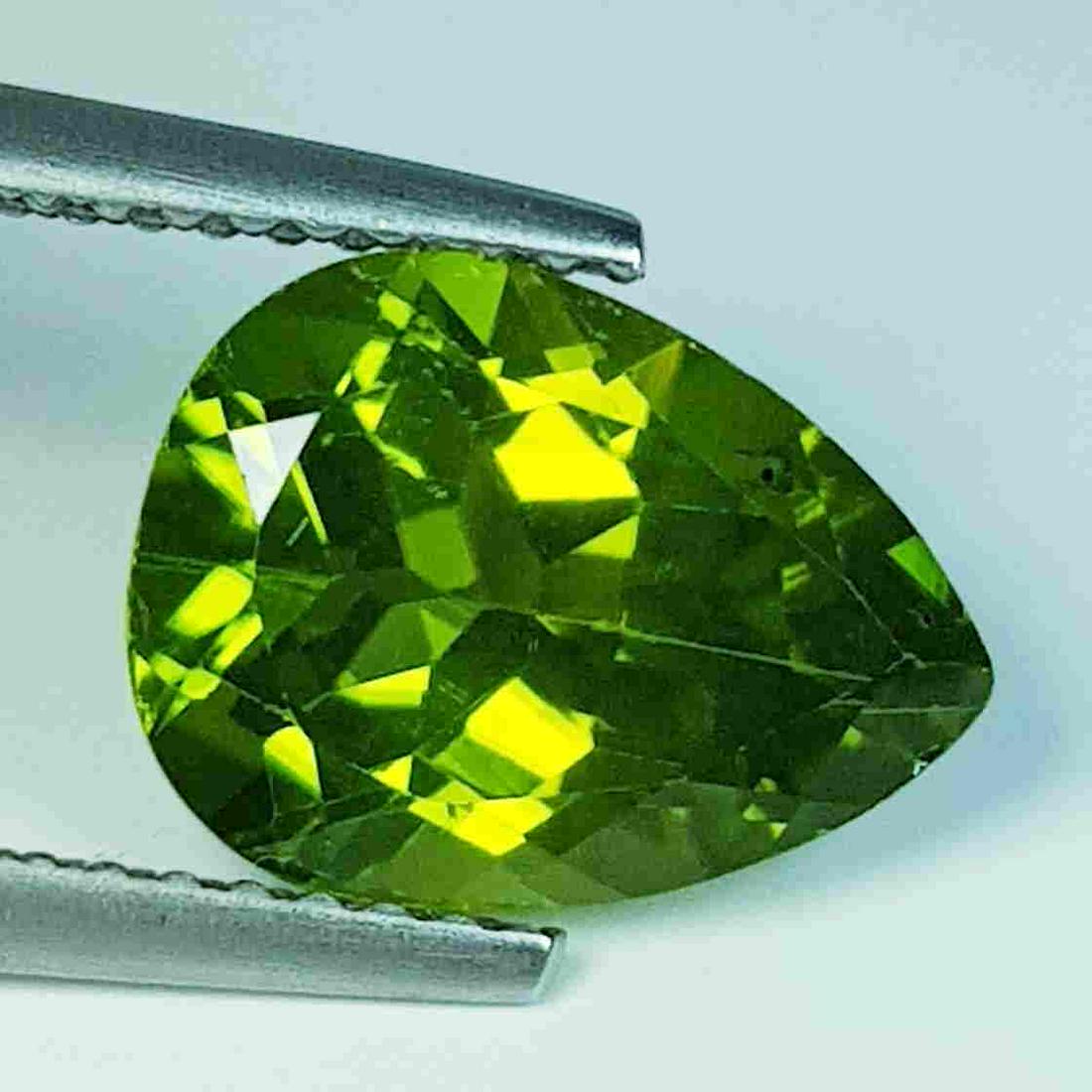2.97 Ct Natural Peridot Oval Cut: No Reserve! Title: 2.97 Ct Natural Peridot Oval Cut Color/Clarity: IF - VVS Loosegemstone Carat Weights: 2.97 Size/Dimensions: 10.90 x 8.20 x 5.10 Additional Information: Pear / Pakistan Shipping: Dom