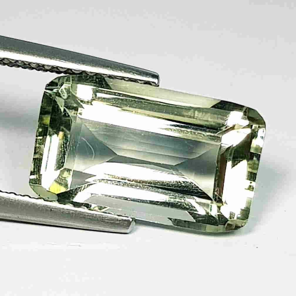 Natural Green Amethyst Rectangular Cut 4.58Ct (1 of 5)