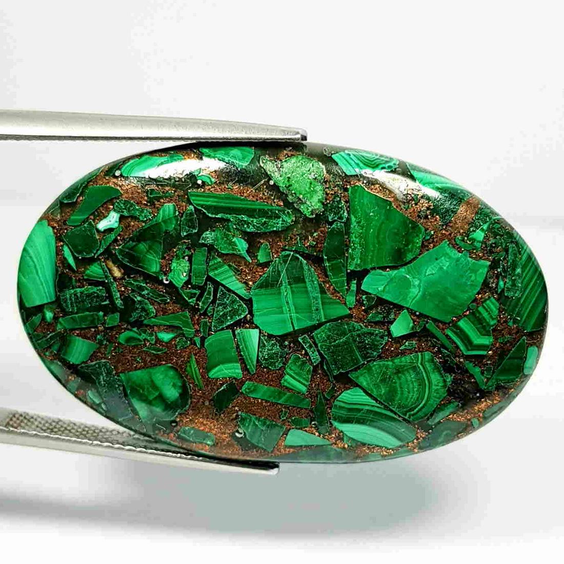 47.03 ct Composite Copper Malachite (1 of 5)