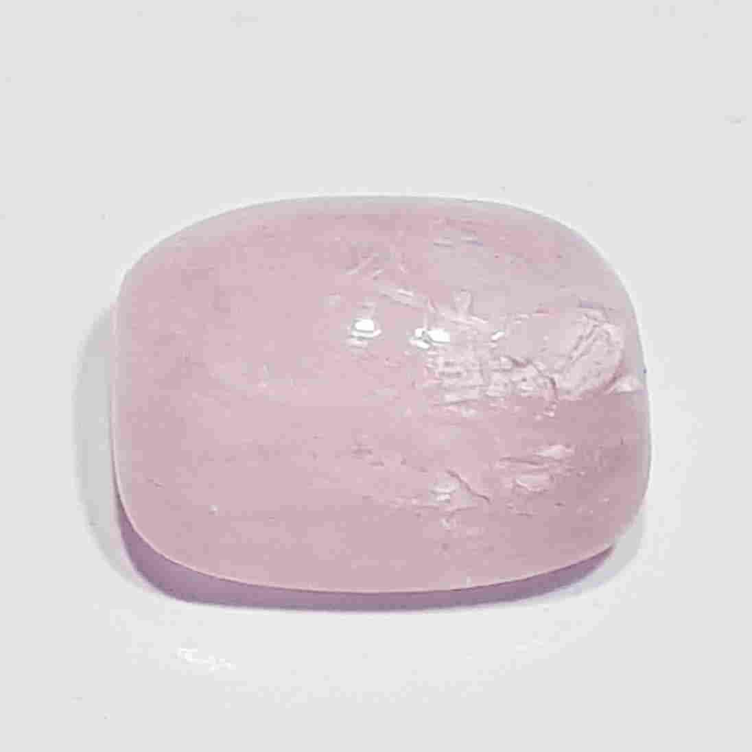 5.02 ct Natural Pink Morganite Cushion Cut: No Reserve! Title: 5.02 ct Natural Pink Morganite Cushion Cut Color/Clarity: Semi Transparent Loosegemstone Carat Weights: 5.02 Size/Dimensions: 11.30 x 9.00 x 6.10 Additional Information: Cushion - B