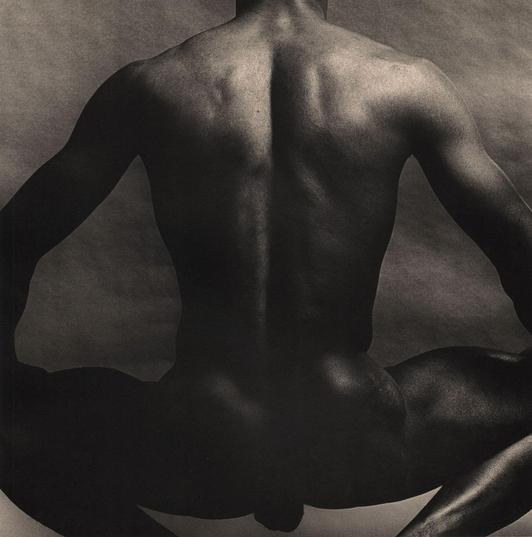 KEN HAAK - Male Nude ,1968: Artist: KEN HAAK Print Title: Male Nude ,1968 Medium: Tri-tone Photo-lithographs (Limited edition of 5000) Printed in the 1980's, in the US Image size (inches) approx. 10 x 10" Ken Haak(1923-1991) Cel
