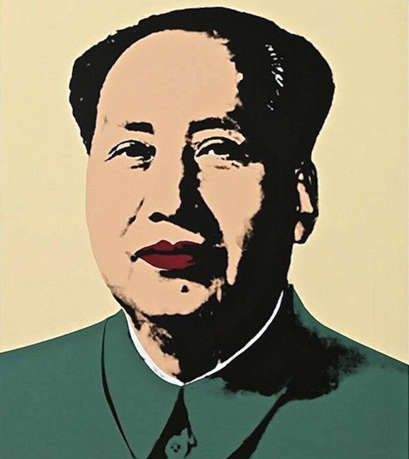 Mao - Yellow (Sunday B. Morning): Title: Mao - Yellow (Sunday B. Morning) Artist: Andy Warhol Description: Original Edition Silkscreen on 100% Acid Free Archival Museum Board. Paper Size: 33.5" x 29.5." Published by Sunday B. Morning.