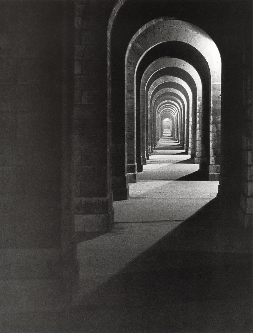 BRASSAI - Viaduc D'Auteuil, Paris, 1932: Artist: Brassai Title: Viaduc D'Auteuil, Paris, 1932 Medium: Photo Litho, 1993, Spain Dimensions: 9.25x12.15" Description: Heat Wax Mounted on 12x16" Conservation Board Artist Bio: Brassai was a Hunga