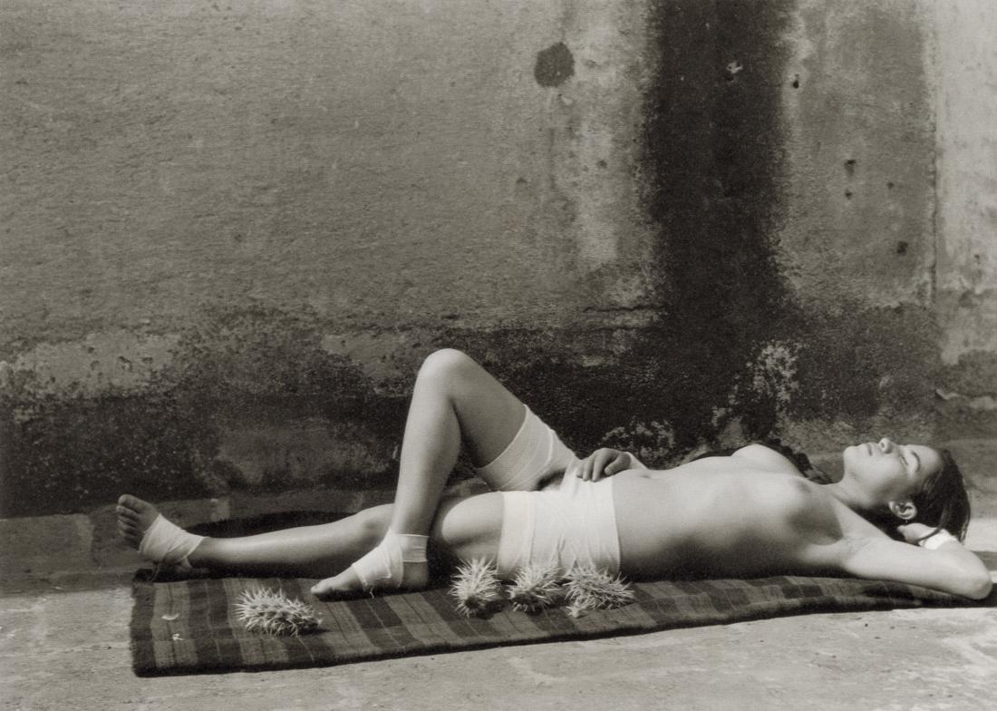 MANUEL ALVAREZ BRAVO - Good Reputation Sleeping 1938: Artist: Manuel Alvarez Bravo Title: Good Reputation Sleeping, 1938-39 Medium: Photo Litho, 2008, Germany Dimensions: 9.1x6.5" Description: Heat Wax Mounted on 11x14" Conservation Board Artist Bio: Man
