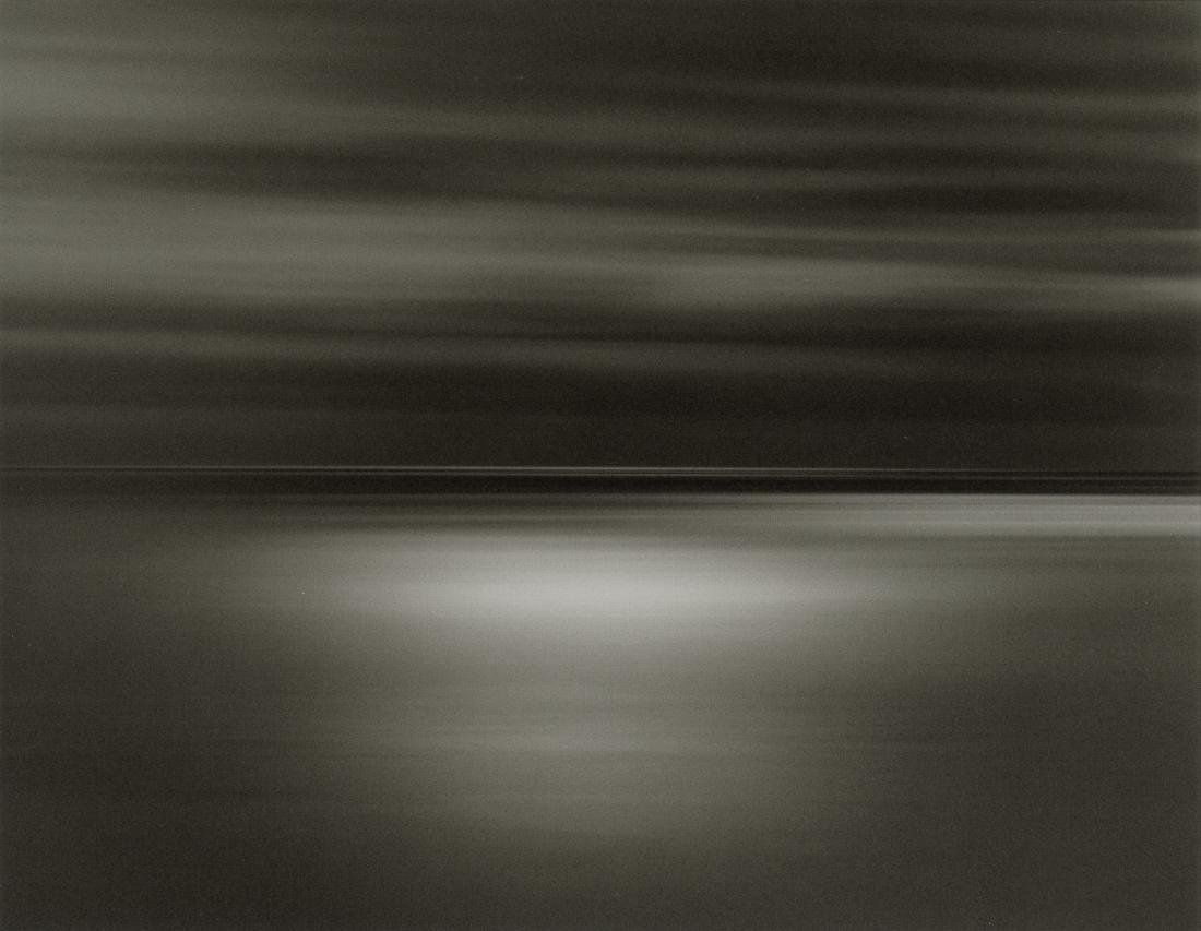 HIROSHI SUGIMOTO - North Pacific Ocean, Ohkurosaki: Artist: Hiroshi Sugimoto Title: North Pacific Ocean, Ohkurosaki, 2013 (Neg. 581) Medium: Photo Litho, 2019, Italy Dimensions: 8.45x6.55" Description: Heat Wax Mounted on 8.5x11" Conservation Board Art
