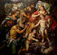 Oil painting Holy family Alexander Arkadievich Litvinov (1 of 11)