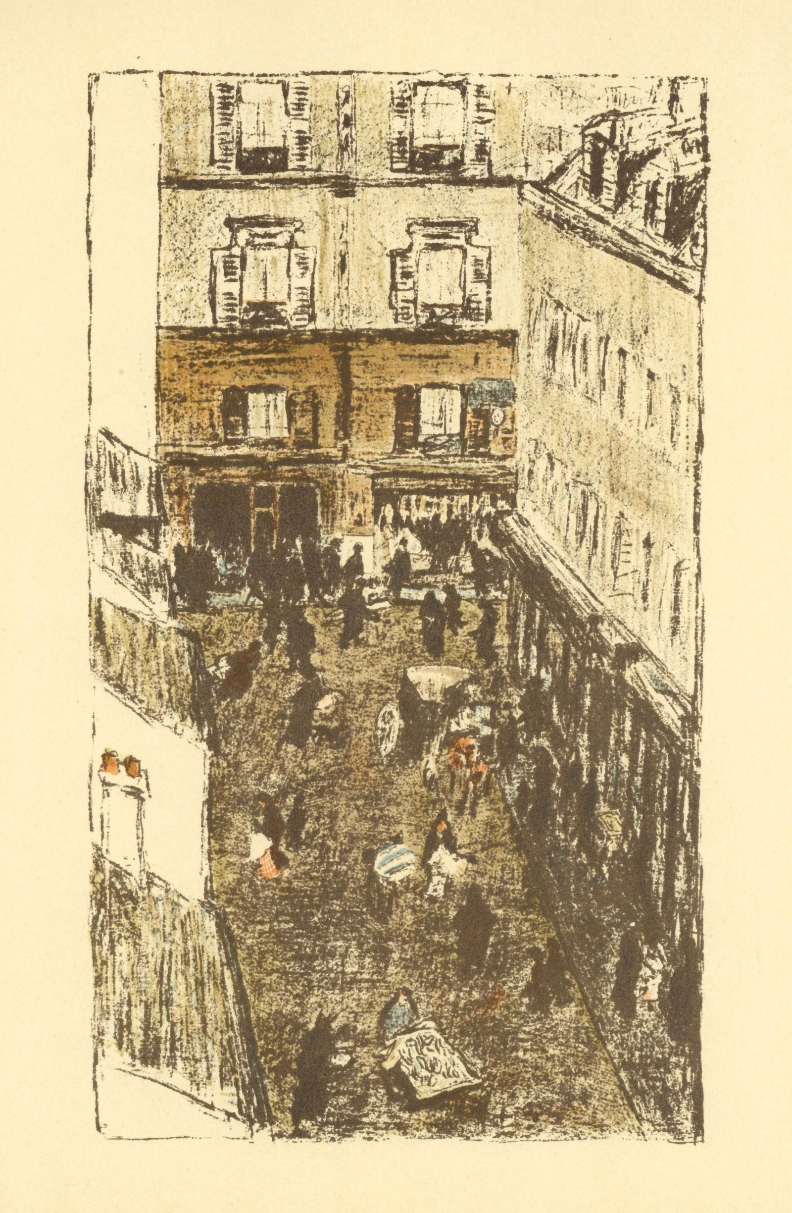 Pierre Bonnard lithograph "Coin de rue" (1 of 1)