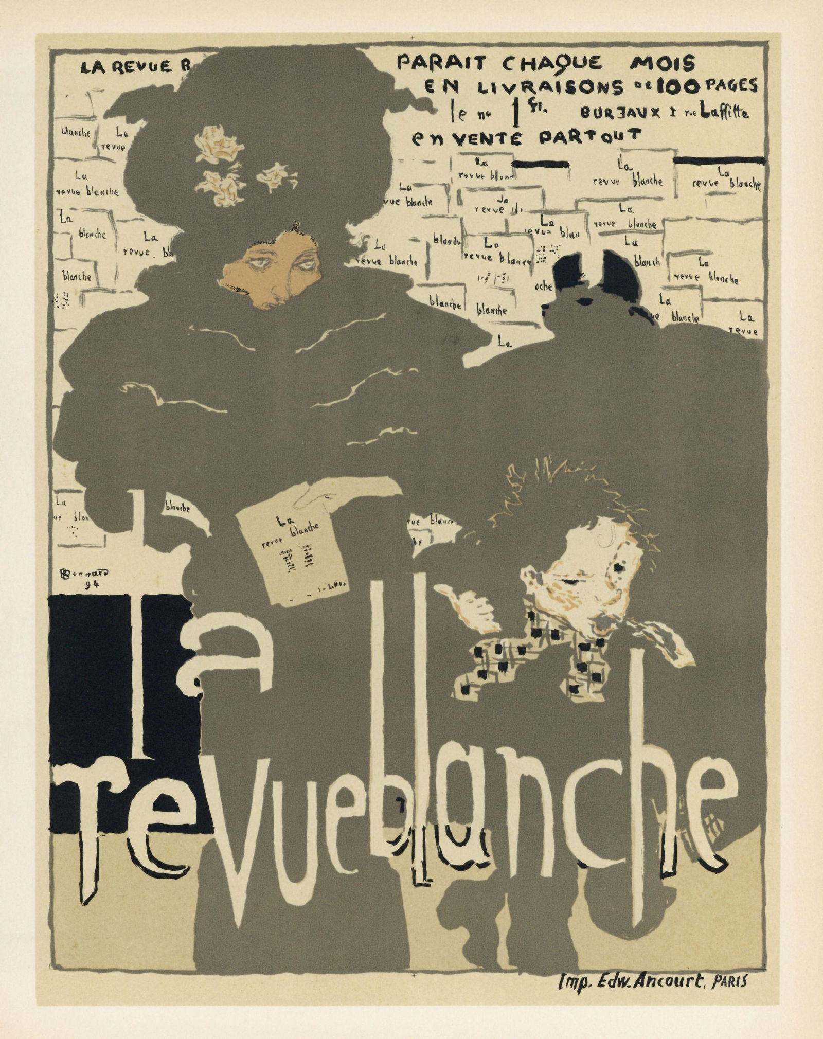 Pierre Bonnard lithograph "La Revue Blanche" (1 of 1)