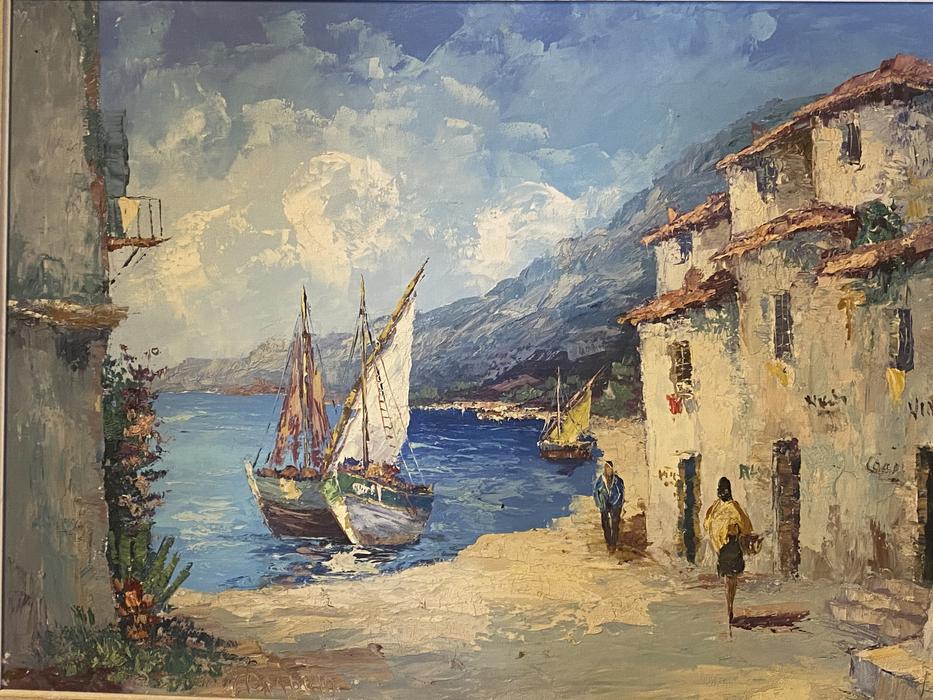 Fabrio, Untitled, Framed Original oil painting. (1 of 11)