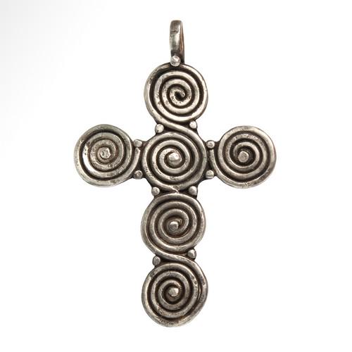 Viking Silver Cross, c. 10th-11th Century A.D. (1 of 6)