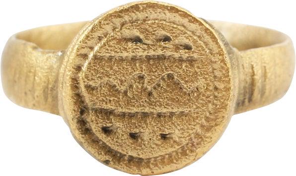 FINE ROMAN SIGNET RING 3TH-6TH CENT AD 7 1/4 (1 of 3)