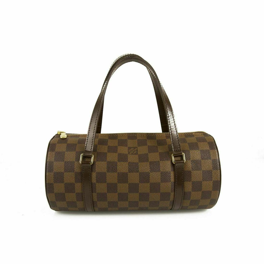 LOUIS VUITTON Damier Ebene Canvas Papillon Barrel Bag (1 of 12)