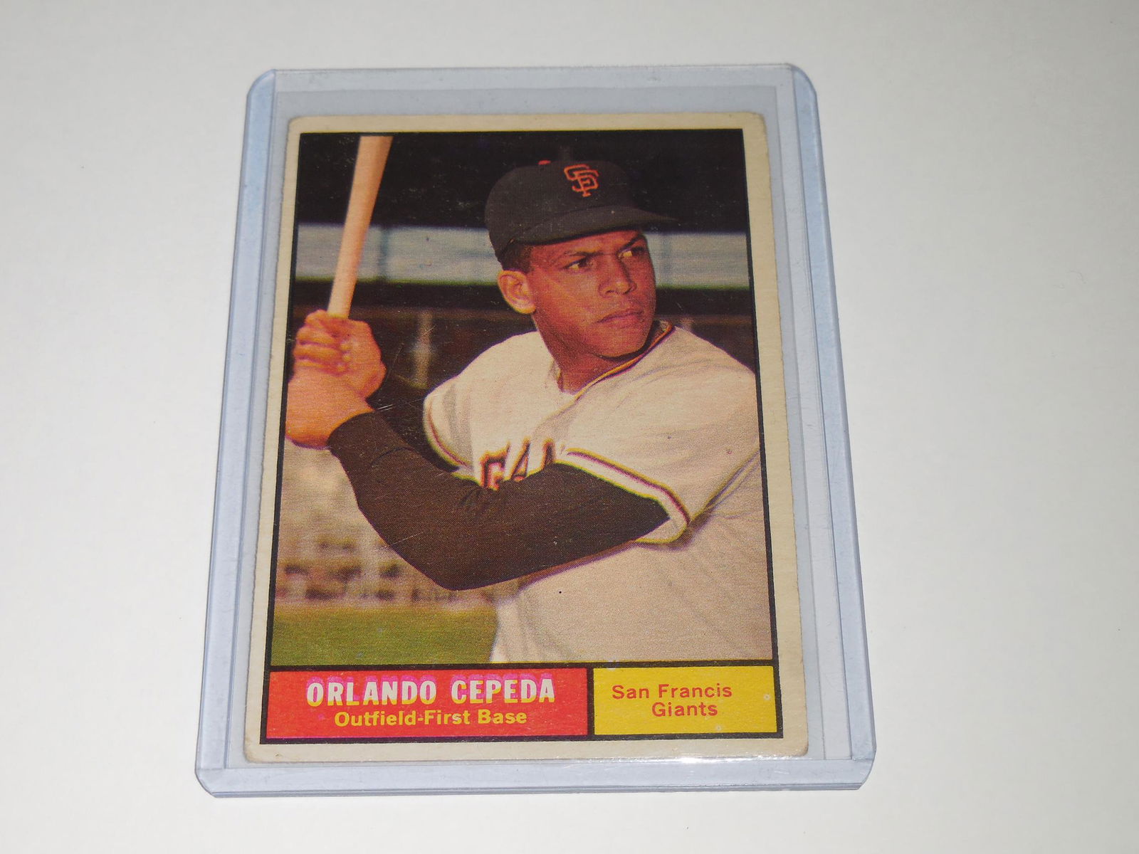 1961 TOPPS #435 ORLANDO CEPEDA SF GIANTS (1 of 2)