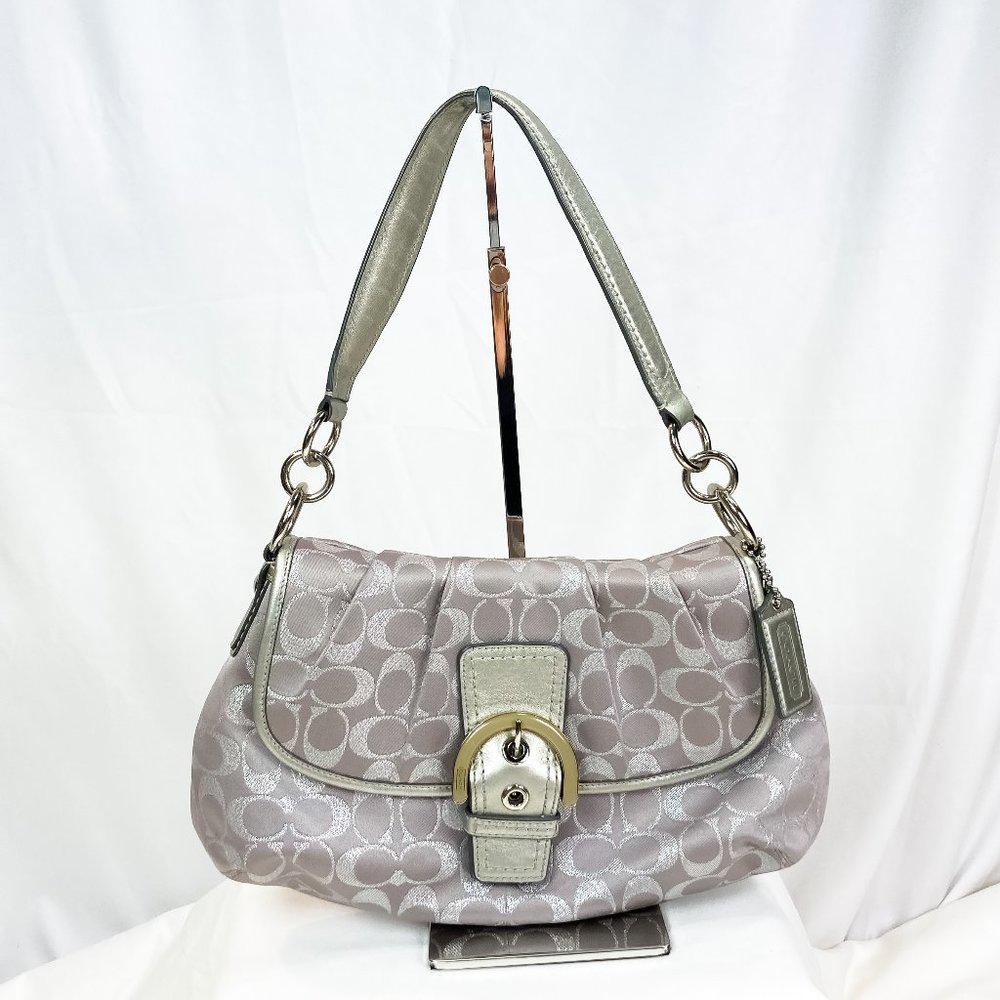 Coach Silver Shoulder Bag (1 of 11)