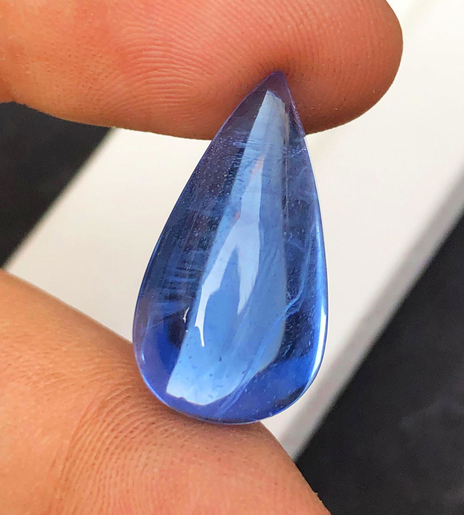 Deep Blue Aquamarine Stone For Pendant Natural (1 of 5)